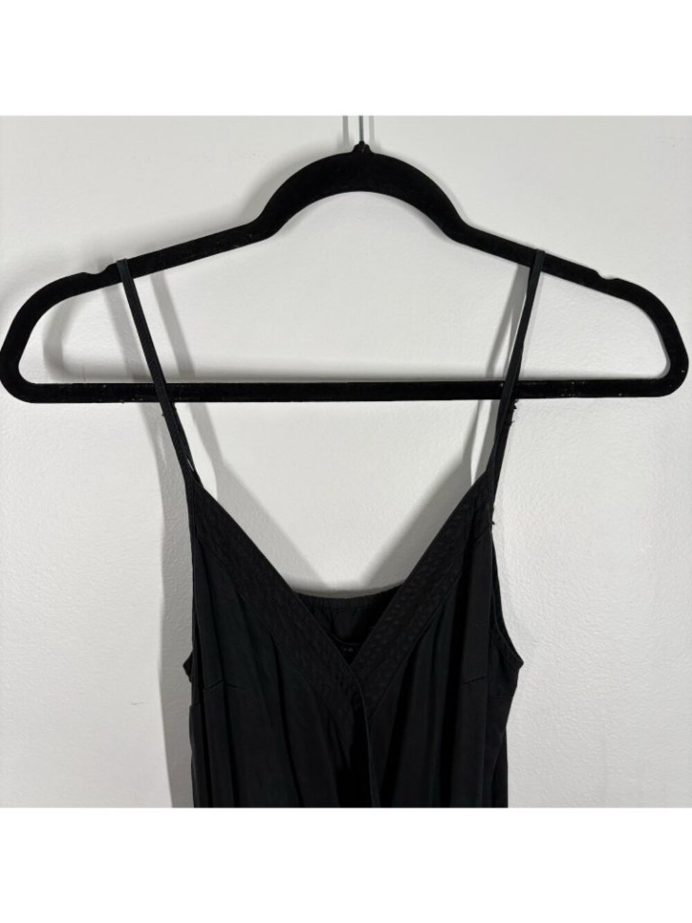 Abercrombie & Fitch Wmn S Black Sleeveless Tie Waist Surplice Utility Romper NWT - Picture 6 of 12